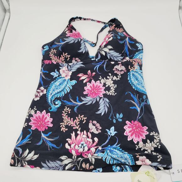 Seafolly water garden tankini top nwt - Picture 1 of 5